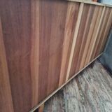 Low buffet in carved oak, Art Deco style, circa 1930.