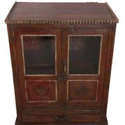 Vaisselier, buffet Art déco en teck birman