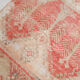 3x12 Red Beige Turkish Vintage Runner Rug,92x371Cm