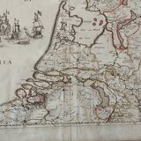 Map of the provinces of the Netherlands by G. G. De Rossi and G. Cantelli, 1672