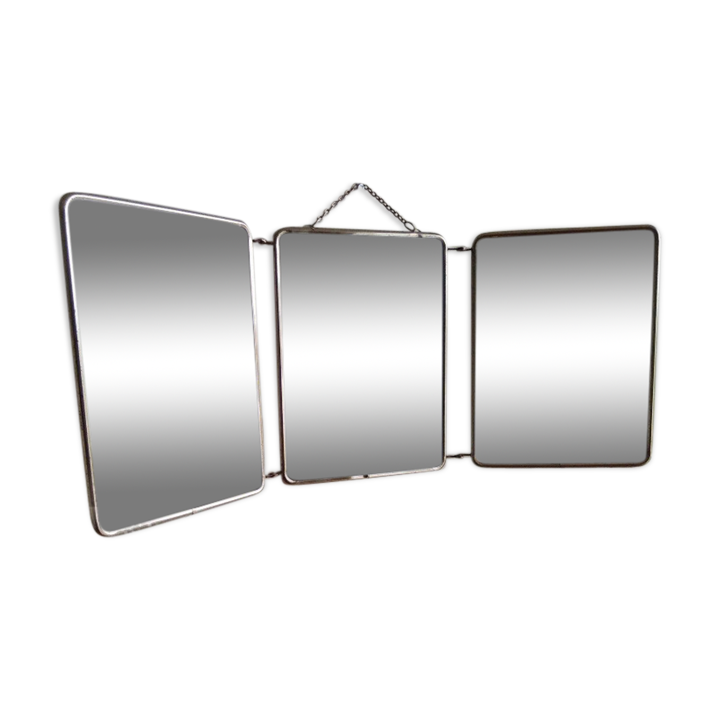 Mirror barber triptych - 60.5 x 25 cm