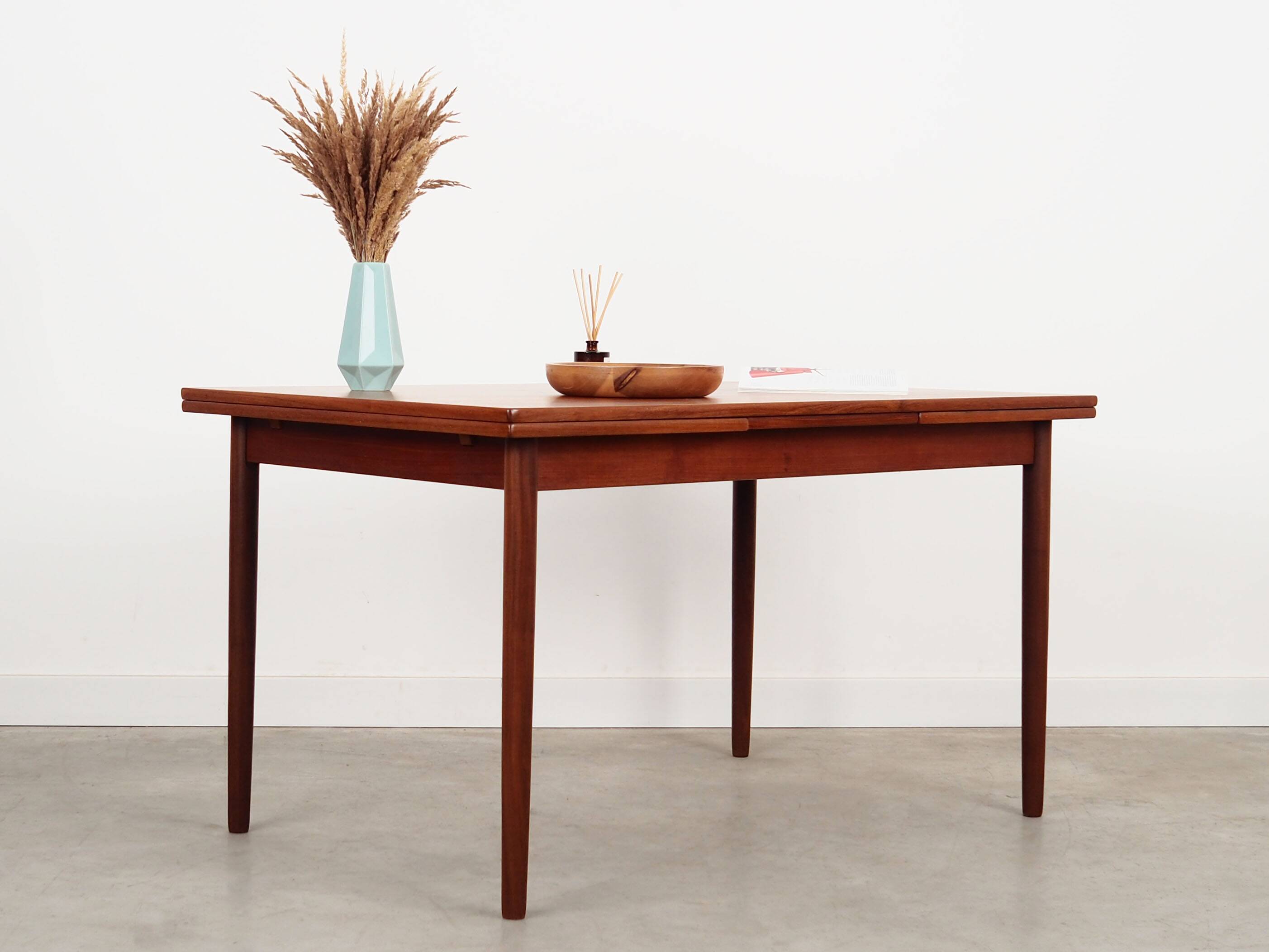 Teak table, Danish design, 1970s, production: Denmark