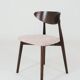 Dining Room chairs set of 6 pale pink Scandinavian design