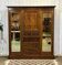 19th-century English mahogany dressing wardrobe.