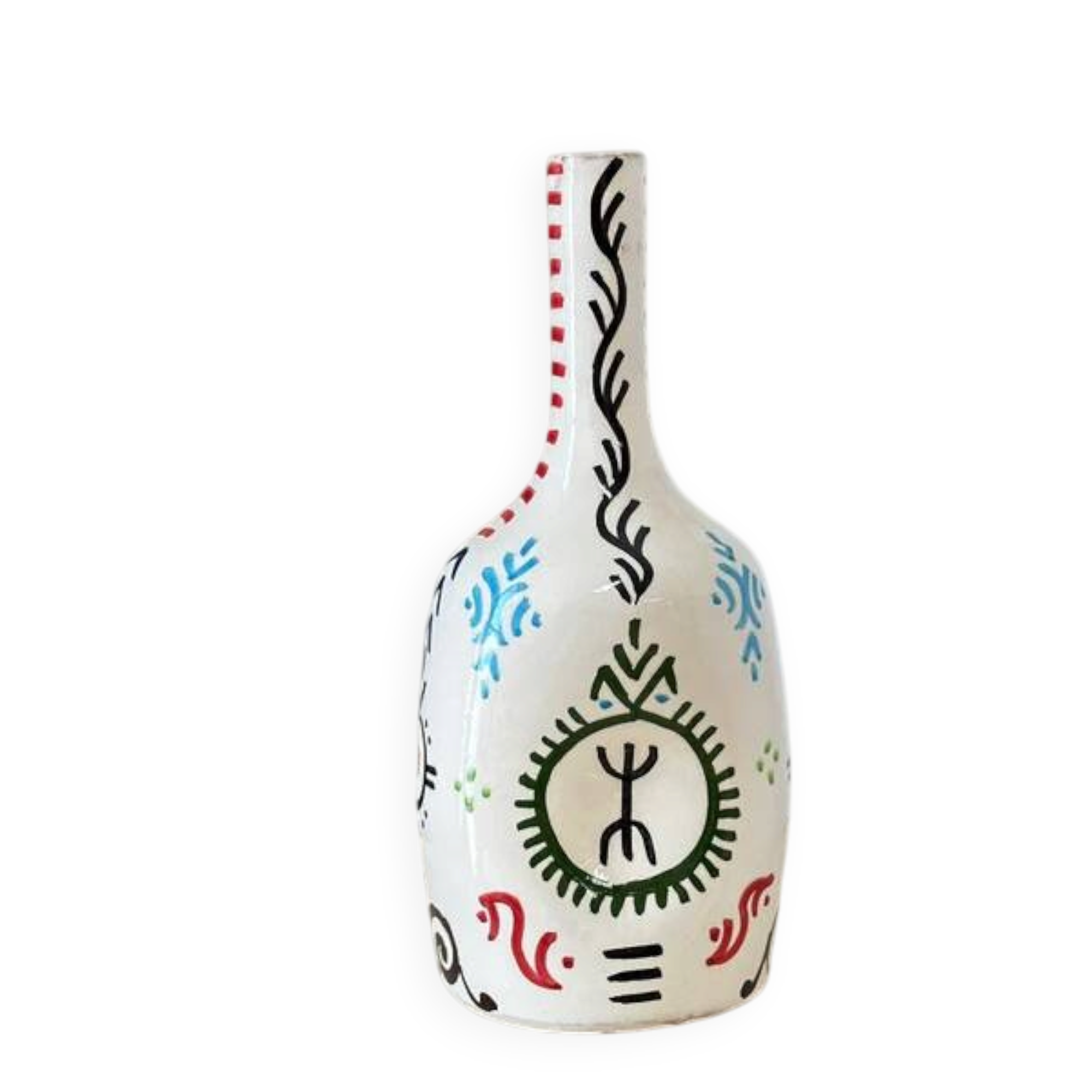 Artisanal vase Amazigh bottle Khuda