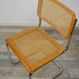 Following 4 B32 Marcel Breuer Cesca chairs