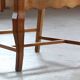 Vintage Brutalist Oak Razorblade Green Striped Armchair by H Kjærnulf, 1960
