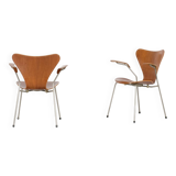 Model "3207" chair by Arne Jacobsen for Fritz Hansen, Denmark 1955.