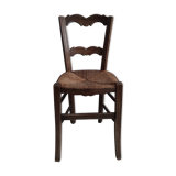 Mulched wooden chair