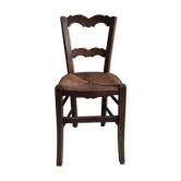 Mulched wooden chair