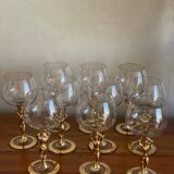 10 Bayel crystal glasses, Venus model