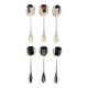 Christofle pearls, 6 ice cream spoons, sorbet, new condition