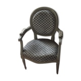 Fauteuil à dossier médaillon cabriolet