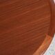Midcentury Danish round coffee table in teak and cane by Johannes Andersen for Silkeborg 1960s