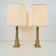 Neoclassical Empire Brass Table Lamp, France, 1960, Set of 2