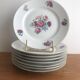 8 Limoges Porcelain Dessert Plates Signed PCL Fleurs 🌺 France