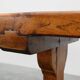 Rustic 20th century solid oak dinner table, France