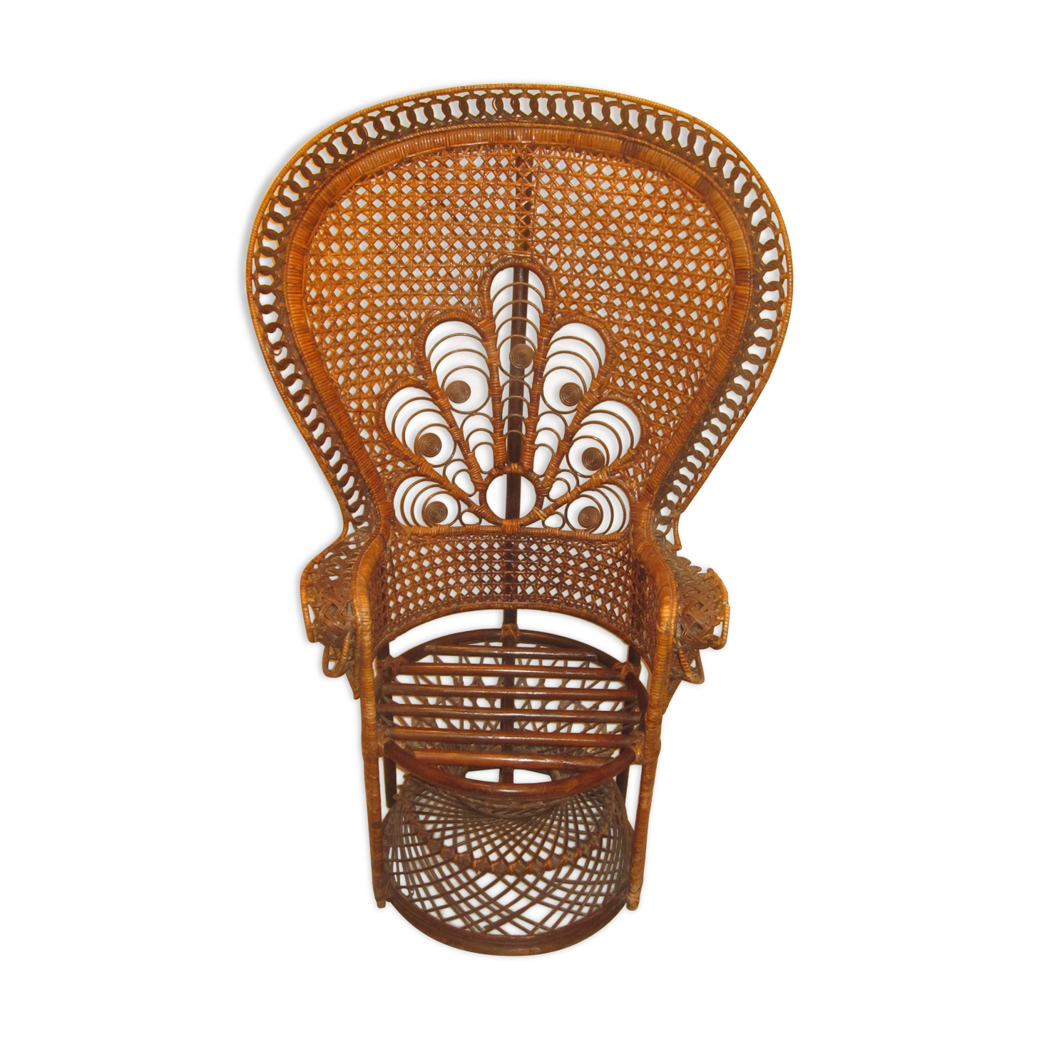 Emmanuelle rattan armchair