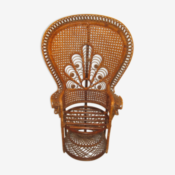 Emmanuelle rattan armchair