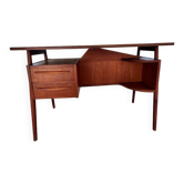 Bureau en teck par Gunnar Nielsen Tibergaard pour Tibergaard, Danemark, 1960