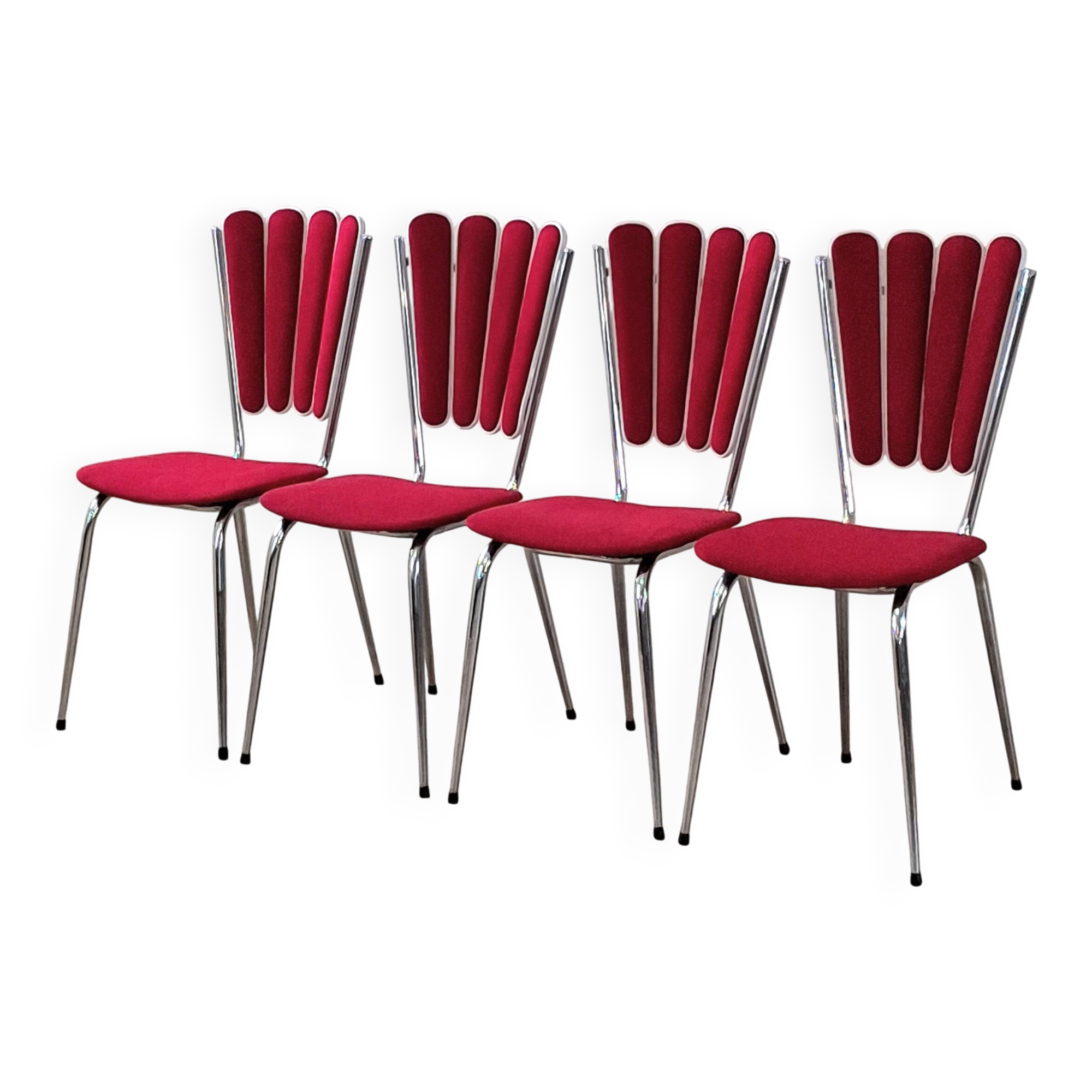 Set of 4 petal chairs