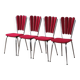 Set of 4 petal chairs