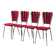 Set of 4 petal chairs