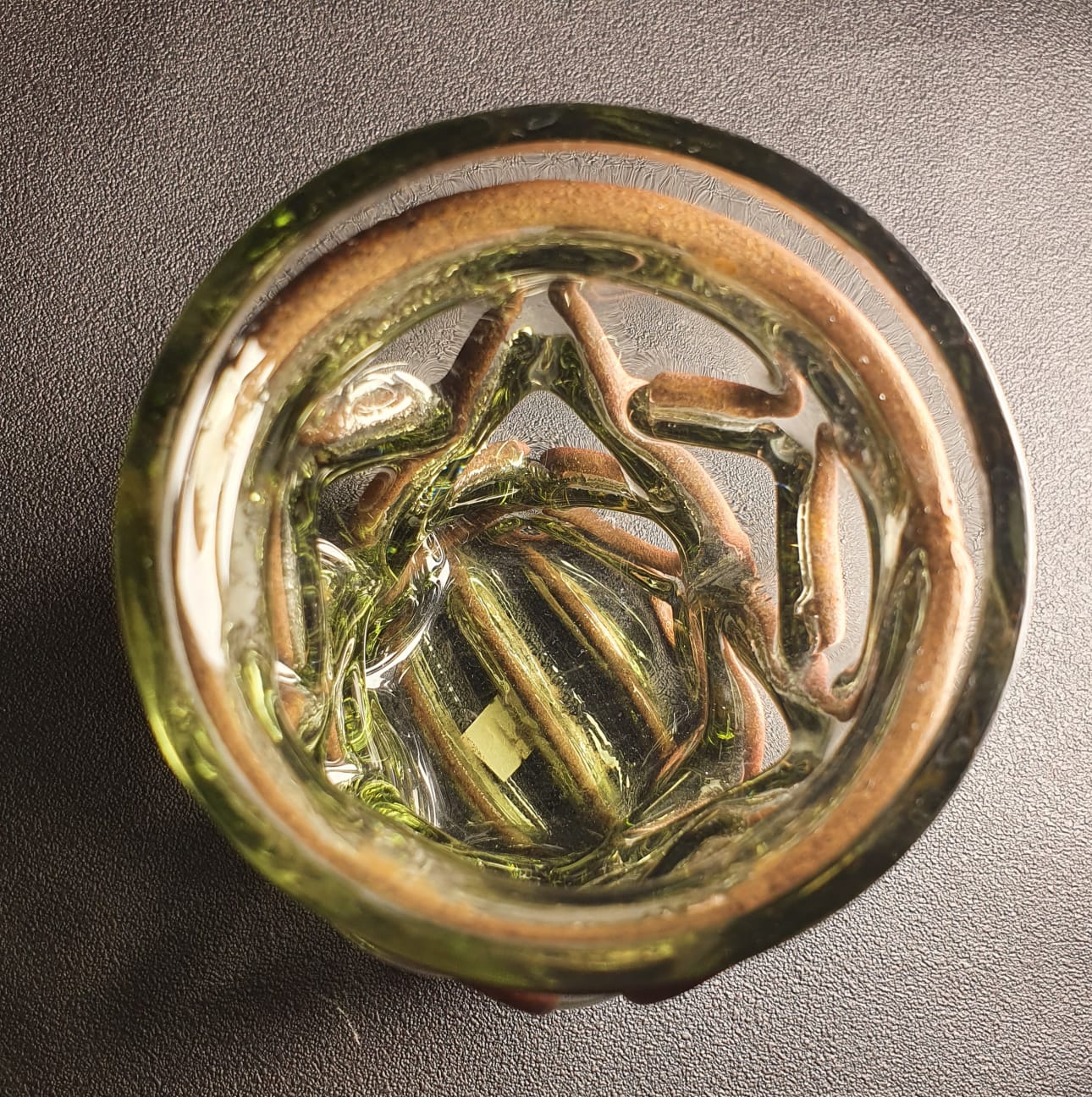 Vase ou bougeoir soufflé
