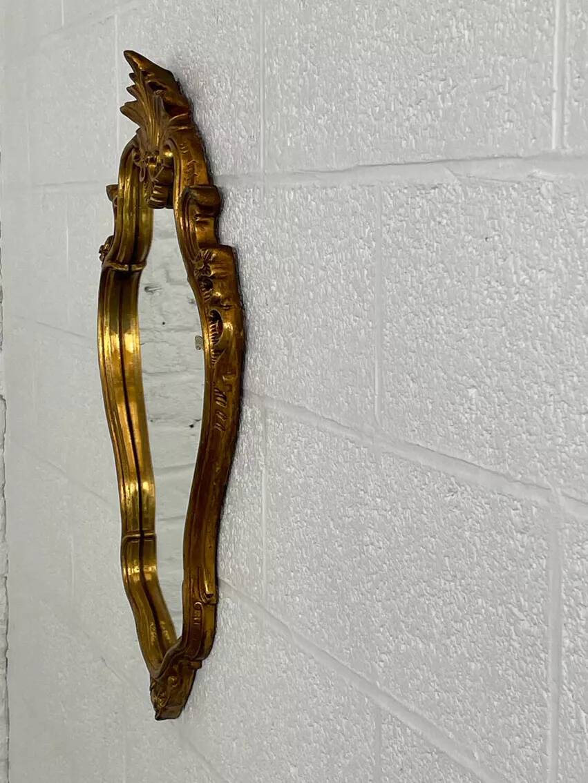 Vintage golden mirror