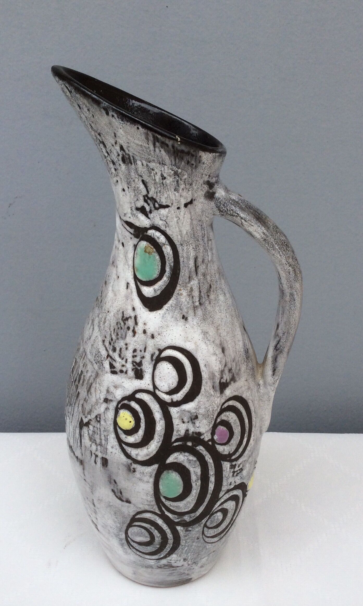 Ziegler ceramic pitcher, Switzerland 60s
