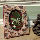 Fabric photo frame