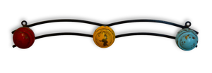 Porte manteaux boules