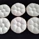 6 White porcelain oyster plates Cérabel Manufacture Belges