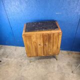 End table, vintage art deco bedside