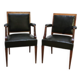 Pair of Empire style armchairs