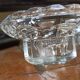 Duo of crystal candle holders - ARC France