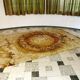 Abstract modernist OpArt wool rug from Ege Rya, Denmark 1960s