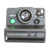 Polaroid 2000, land camera, SX 70 film, tested, running