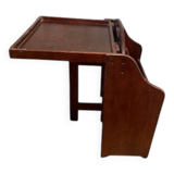 Porte-revue modulable en bois teinté – Table d’appoint astucieuse