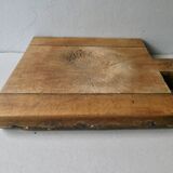 Cutting board, raw wooden log, 34 by 45 cm