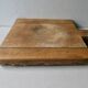 Cutting board, raw wooden log, 34 by 45 cm