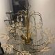 1980s chandelier with pendants