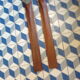Vintage wooden skis 185 cm