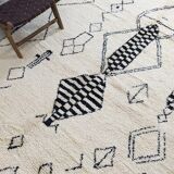 Tapis Marocain Berbère en laine 306 X 209 Cm