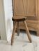 Tripod stool in solid oak