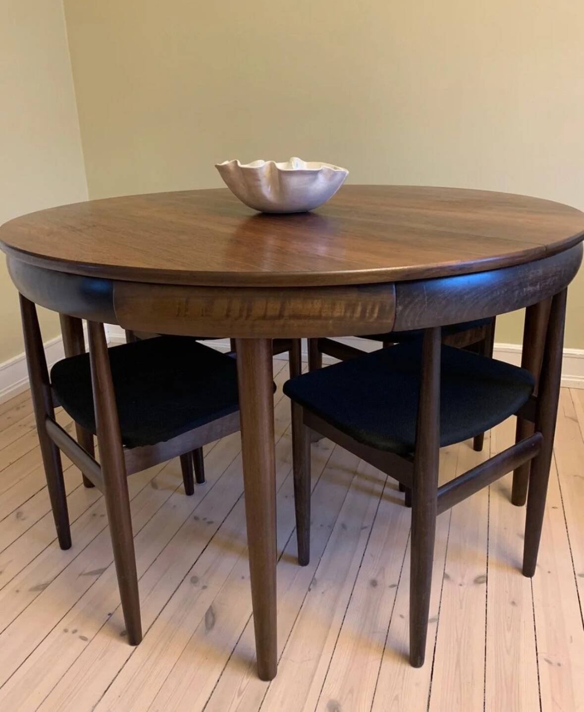 Roundette dining set by Hans Olsen, Denmark 1960s