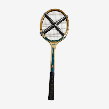 Tennis racket frame vintage wood