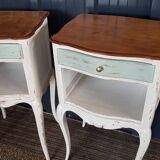 Pair of Louis XV style bedsides restyled