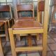 Regain elm and leather chairs