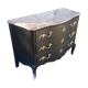 Black chest of drawers style L XV